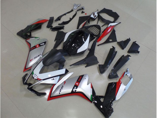 Kits Carenados Moto RS4 50 125 11-18 - Negro Plata Rojo Kits Carenados Moto RS4 50 125 11-18 - Negro Plata Rojo