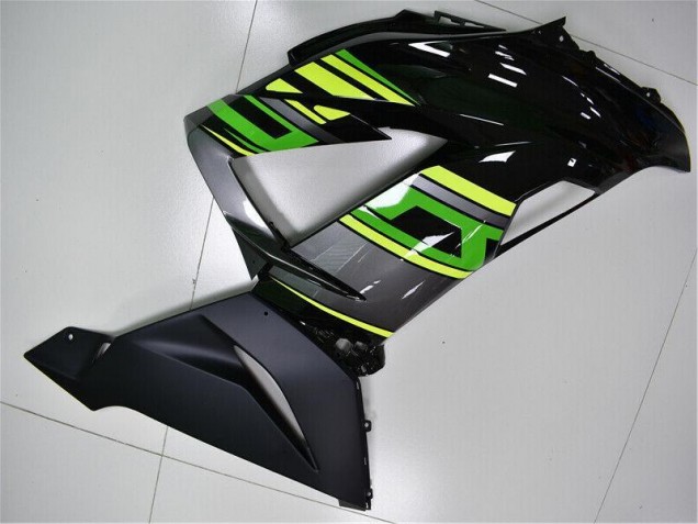 Kits Carenados Moto ZX6R 13-18 - Verde Negro Kits Carenados Moto ZX6R 13-18 - Verde Negro
