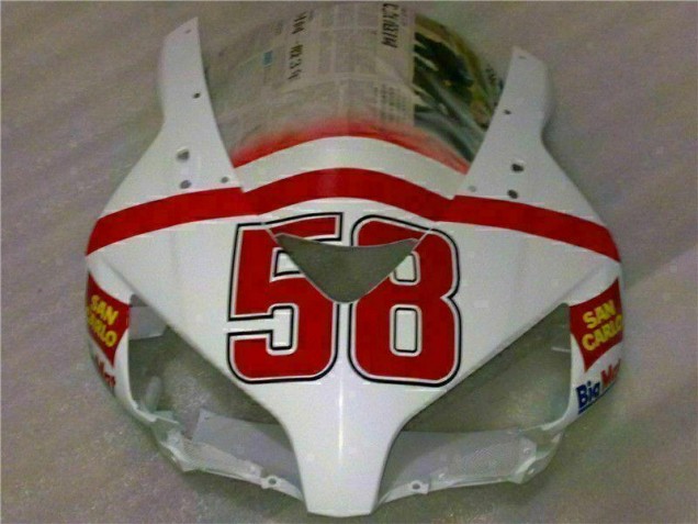 Kits Completo Carenados Moto ABS CBR 1000 RR 04-05 - Blanco Rojo Kits Completo Carenados Moto ABS CBR 1000 RR 04-05 - Blanco Rojo