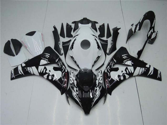 Kits Completo Carenados Moto ABS CBR 1000 RR 08-11 - Negro Blanco Kits Completo Carenados Moto ABS CBR 1000 RR 08-11 - Negro Blanco