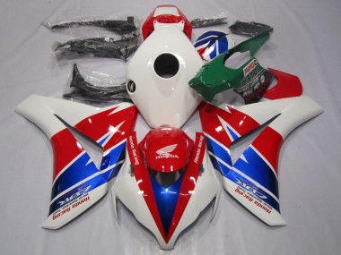 Kits Completo Carenados Moto ABS CBR 1000 RR 08-11 - Rojo Blanco Azul