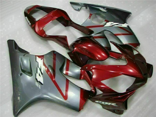 Kits Completo Carenados Moto ABS CBR 600 F4i 01-03 - Rojo Plata Kits Completo Carenados Moto ABS CBR 600 F4i 01-03 - Rojo Plata
