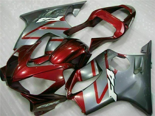 Kits Completo Carenados Moto ABS CBR 600 F4i 01-03 - Rojo Plata Kits Completo Carenados Moto ABS CBR 600 F4i 01-03 - Rojo Plata