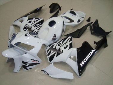 Kits Completo Carenados Moto ABS CBR 600 RR 05-06 - Blanco Negro