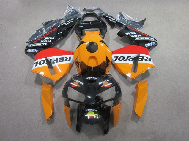 Kits Completo Carenados Moto ABS CBR 600 RR 05-06 - Naranja Negro Repsol Kits Completo Carenados Moto ABS CBR 600 RR 05-06 - Naranja Negro Repsol