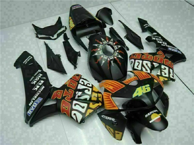 Kits Completo Carenados Moto ABS CBR 600 RR 05-06 - Negro