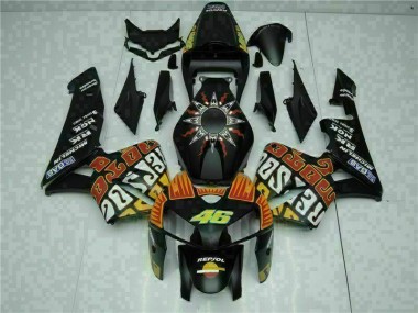Kits Completo Carenados Moto ABS CBR 600 RR 05-06 - Negro