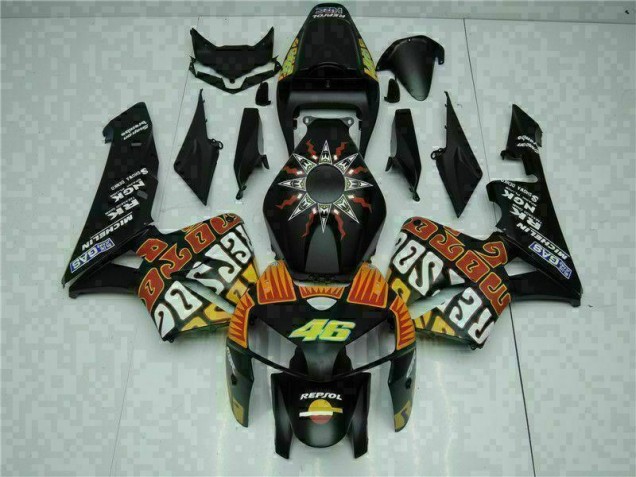 Kits Completo Carenados Moto ABS CBR 600 RR 05-06 - Negro