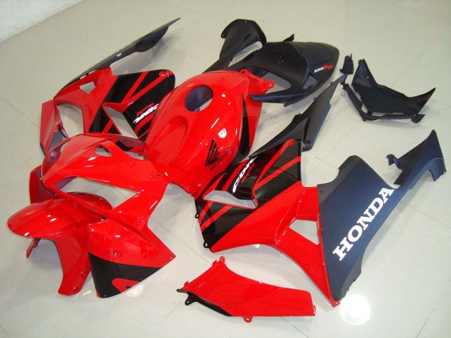 Kits Completo Carenados Moto ABS CBR 600 RR 05-06 - Rojo Negro Kits Completo Carenados Moto ABS CBR 600 RR 05-06 - Rojo Negro