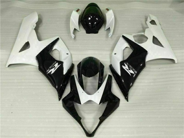 Kits Completo Carenados Moto ABS GSXR 1000 K5 05-06 - Blanco Negro Kits Completo Carenados Moto ABS GSXR 1000 K5 05-06 - Blanco Negro