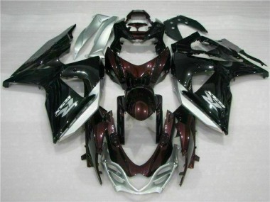 Kits Completo Carenados Moto ABS GSXR 1000 K9 09-16 - Marrón Negro