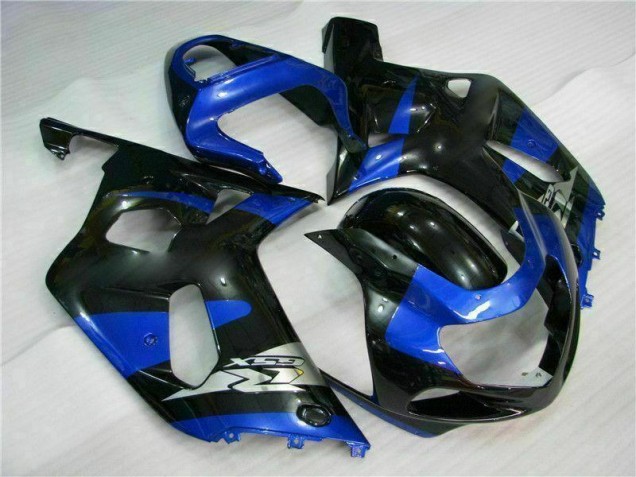 Kits Completo Carenados Moto ABS GSXR 600 / 750 K1 K2 K3 01-03 - Azul Negro Kits Completo Carenados Moto ABS GSXR 600 / 750 K1 K2 K3 01-03 - Azul Negro