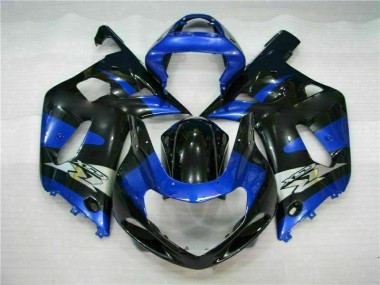 Kits Completo Carenados Moto ABS GSXR 600 / 750 K1 K2 K3 01-03 - Azul Negro