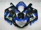 Kits Completo Carenados Moto ABS GSXR 600 / 750 K1 K2 K3 01-03 - Azul Negro Kits Completo Carenados Moto ABS GSXR 600 / 750 K1 K2 K3 01-03 - Azul Negro