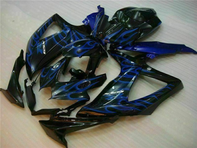 Kits Completo Carenados Moto ABS GSXR 600 / 750 K8 08-10 - Azul Negro Kits Completo Carenados Moto ABS GSXR 600 / 750 K8 08-10 - Azul Negro