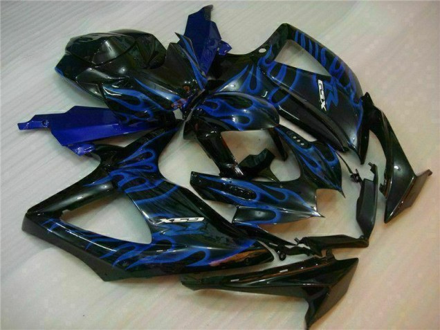 Kits Completo Carenados Moto ABS GSXR 600 / 750 K8 08-10 - Azul Negro Kits Completo Carenados Moto ABS GSXR 600 / 750 K8 08-10 - Azul Negro