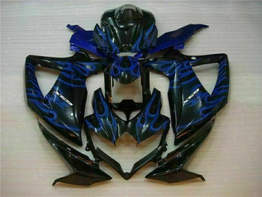 Kits Completo Carenados Moto ABS GSXR 600 / 750 K8 08-10 - Azul Negro