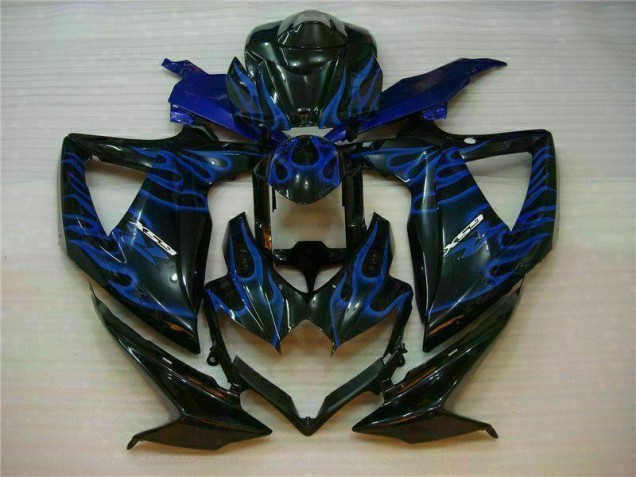 Kits Completo Carenados Moto ABS GSXR 600 / 750 K8 08-10 - Azul Negro Kits Completo Carenados Moto ABS GSXR 600 / 750 K8 08-10 - Azul Negro