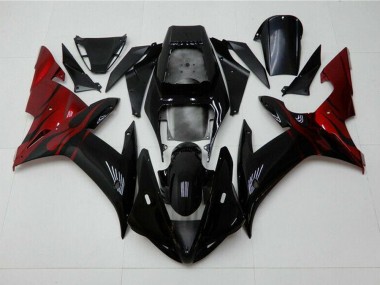 Kits Completo Carenados Moto ABS R1 02-03 - Negro Rojo