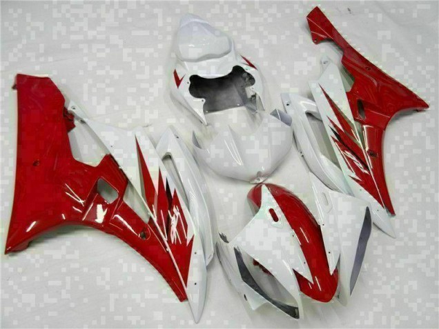 Kits Completo Carenados Moto ABS R6 06-07 - Rojo Blanco Kits Completo Carenados Moto ABS R6 06-07 - Rojo Blanco