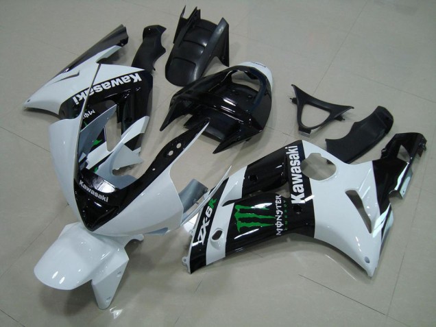 Kits Completo Carenados Moto ABS ZX6R 03-04 - Blanco Monster Kits Completo Carenados Moto ABS ZX6R 03-04 - Blanco Monster