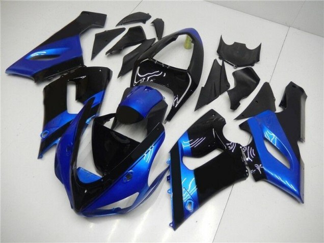 Kits Completo Carenados Moto ABS ZX6R 05-06 - Azul Negro Kits Completo Carenados Moto ABS ZX6R 05-06 - Azul Negro