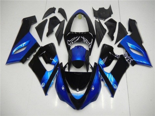 Kits Completo Carenados Moto ABS ZX6R 05-06 - Azul Negro Kits Completo Carenados Moto ABS ZX6R 05-06 - Azul Negro