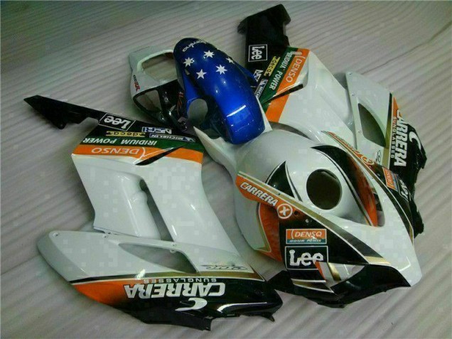Kits Completo Carenados Moto CBR 1000 RR 04-05 - Blanco Azul Kits Completo Carenados Moto CBR 1000 RR 04-05 - Blanco Azul