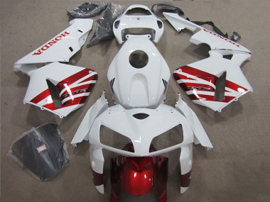 Kits Completo Carenados Moto CBR 1000 RR 04-05 - Blanco Rojo Negro