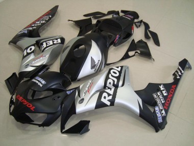 Kits Completo Carenados Moto CBR 1000 RR 06-07 - Negro Mate Plata Repsol