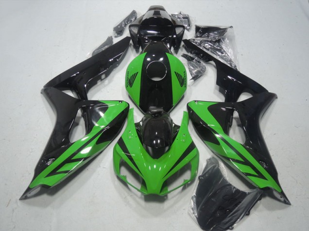 Kits Completo Carenados Moto CBR 1000 RR 06-07 - Negro Verde Kits Completo Carenados Moto CBR 1000 RR 06-07 - Negro Verde