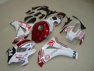 Kits Completo Carenados Moto CBR 1000 RR 08-11 - Blanco Rojo HARC Pro PIAA 634