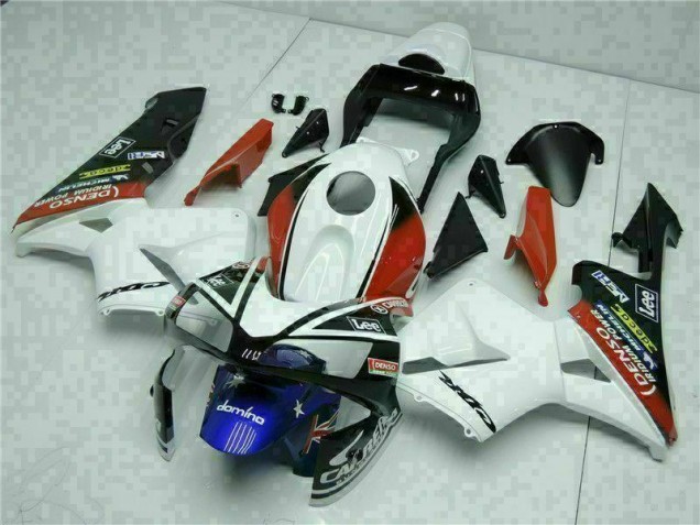Kits Completo Carenados Moto CBR 600 RR 03-04 - Blanco Azul Kits Completo Carenados Moto CBR 600 RR 03-04 - Blanco Azul
