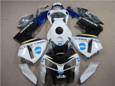 Kits Completo Carenados Moto CBR 600 RR 05-06 - Blanco Azul Konica Minolta