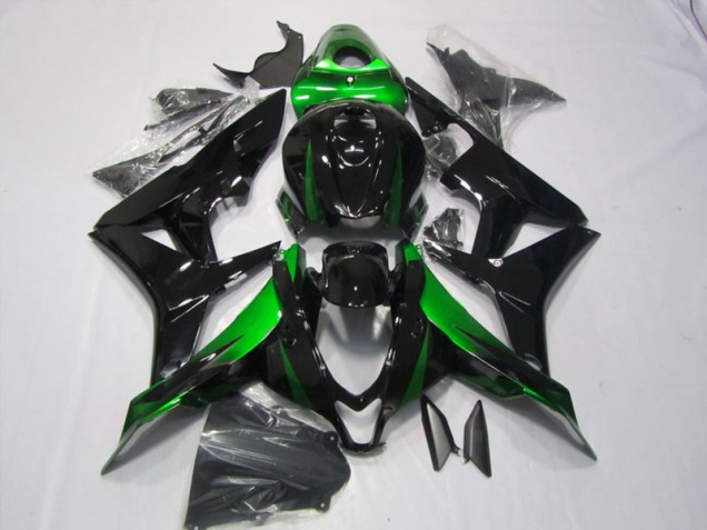 Kits Completo Carenados Moto CBR 600 RR 07-08 - Negro Verde Kits Completo Carenados Moto CBR 600 RR 07-08 - Negro Verde