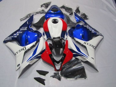 Kits Completo Carenados Moto CBR 600 RR 09-12 - Blanco Azul Rojo DREAM