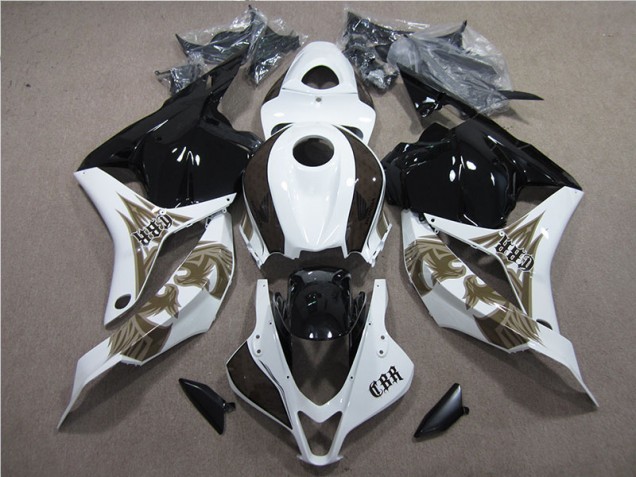 Kits Completo Carenados Moto CBR 600 RR 09-12 - Negro Blanco Kits Completo Carenados Moto CBR 600 RR 09-12 - Negro Blanco