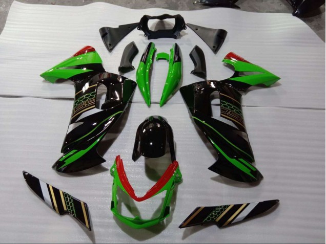Kits Completo Carenados Moto EX650 06-08 - Verde Negro Kits Completo Carenados Moto EX650 06-08 - Verde Negro