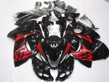 Kits Completo Carenados Moto GSXR 1300 Hayabusa 08-19 - Negro Rojo