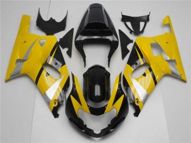 Kits Completo Carenados Moto GSXR 600 / 750 K1 K2 K3 01-03 - Amarillo Negro