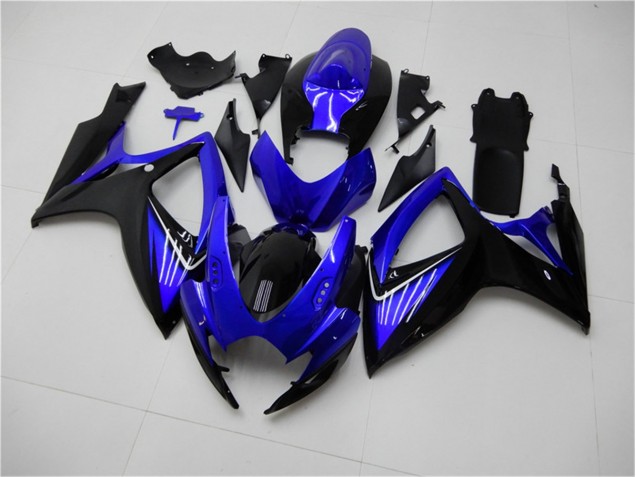 Kits Completo Carenados Moto GSXR 600 / 750 K6 06-07 - Azul Negro Kits Completo Carenados Moto GSXR 600 / 750 K6 06-07 - Azul Negro