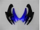 Kits Completo Carenados Moto GSXR 600 / 750 K6 06-07 - Azul Negro Kits Completo Carenados Moto GSXR 600 / 750 K6 06-07 - Azul Negro