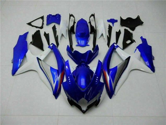 Kits Completo Carenados Moto GSXR 600 / 750 K8 08-10 - Azul Blanco Kits Completo Carenados Moto GSXR 600 / 750 K8 08-10 - Azul Blanco