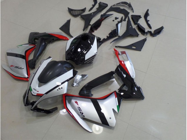 Kits Completo Carenados Moto RS4 50 125 11-18 - Negro Plata Rojo Kits Completo Carenados Moto RS4 50 125 11-18 - Negro Plata Rojo