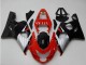 Carenados Moto Suzuki GSXR 600/750 2004-2005 - Rojo Plata Negro