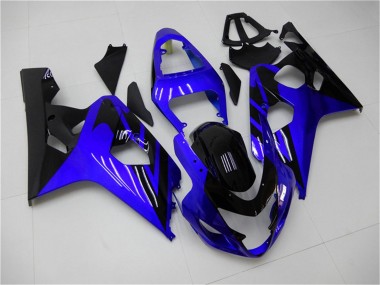 Carenados Moto Suzuki GSXR 600/750 2004-2005 - Azul Negro Brillante