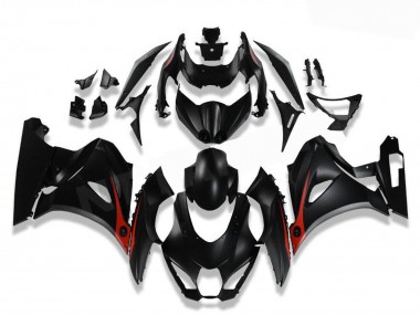 Carenados Moto Suzuki GSXR 1000 2017-2024 - Negro Rojo