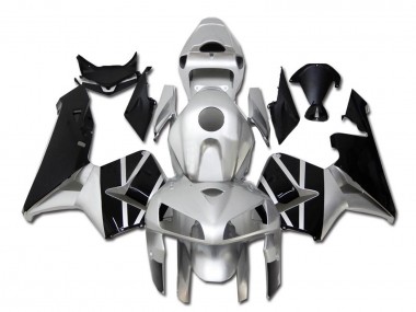 Carenado Moto Honda CBR600RR 2005-2006 - Plata Negro