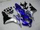 Carenados Moto Honda CBR600RR 2007-2008 - Plata Azul Negro Brillante OEM Estilo
