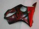 Carenados Moto Honda CBR600 F4i 2004-2007 - Negro Brillante Rojo Llama